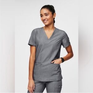 NWT FIGS Technical Collection Casma Scrub Top Size Small Graphite Grey XXL M11